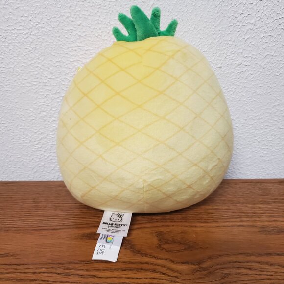 Plush Pineapple Squishmallow Hello Kitty Stuffed Animal by Sanrio - 2021 - 9" - Picture 3 of 6